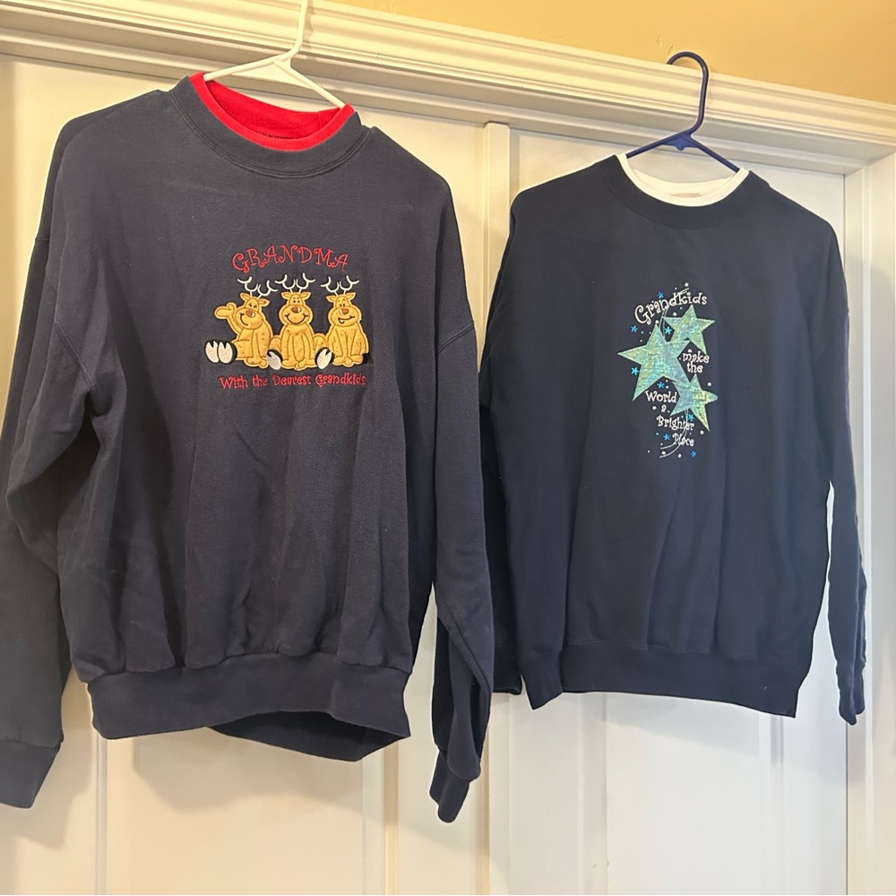 2 “grandma” sweatshirts